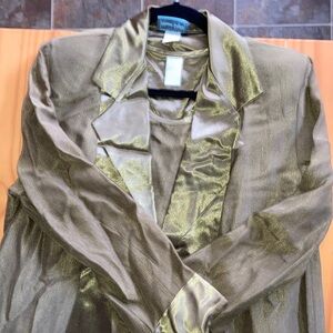 Vintage 3-piece Moon Light Church Wear 100% Rayon L